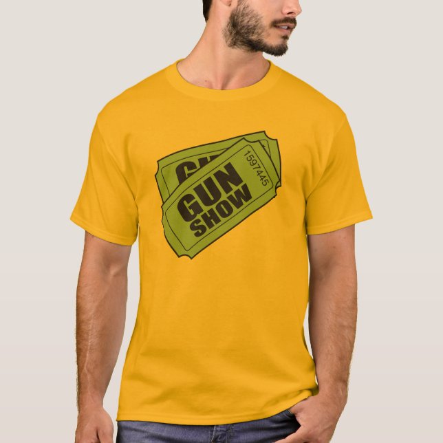 Camiseta Dos boletos a la demostración de arma (Anverso)