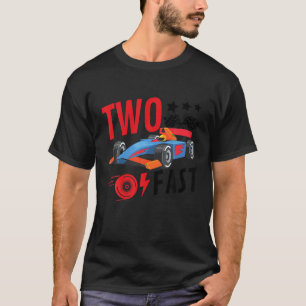 Camiseta Dos Carreras Curiosas Rápidas 2 Niños Fu