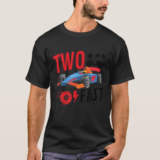 Camiseta Dos Carreras Curiosas Rápidas 2 Niños Fu (Anverso)