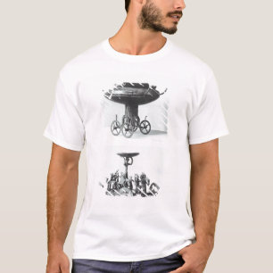 Camiseta Dos carros votivos para recoger el agua de lluvia