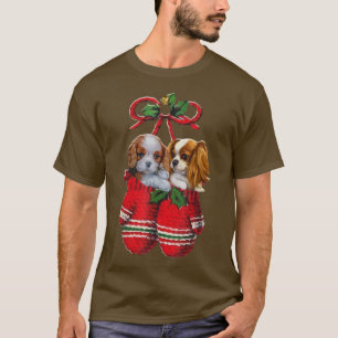 Camiseta Dos Cavalier Rey Charles Spaniel Perro dentro del