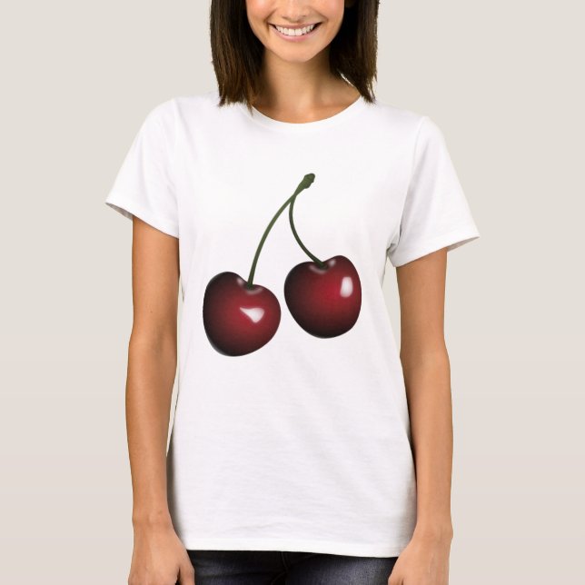 Camiseta Dos cerezas (Anverso)