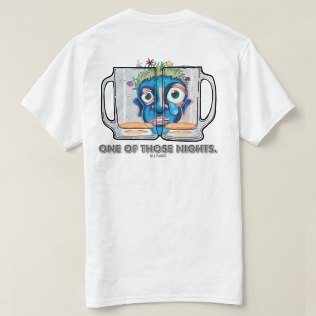 Camiseta Dos cervezas (Reverso del diseño)