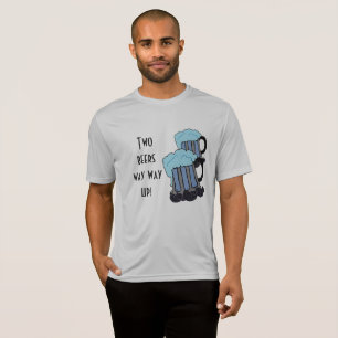 Camiseta ¡Dos cervezas muy lejos!