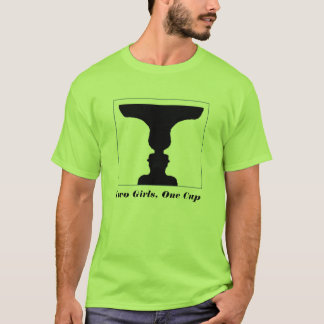 Camiseta dos chicas una taza