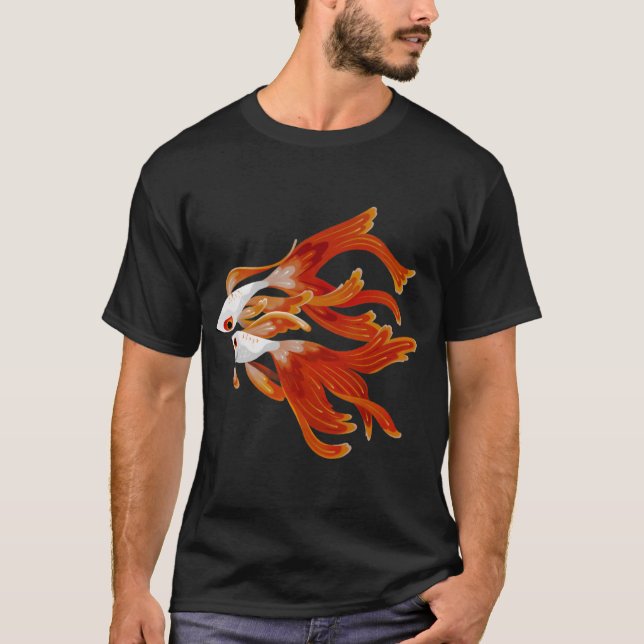 Camiseta Dos cometas (Anverso)