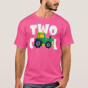 Camiseta Dos Cool Cumpleaños 2Nd Tractor 2 Años Niño Segund