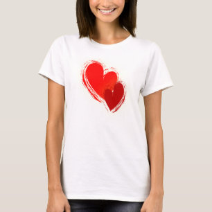 Camiseta Dos corazones enamorados