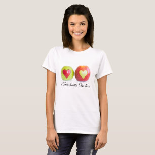 Camiseta Dos corazones Un amor