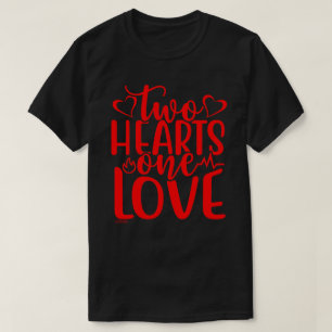 Camiseta DOS CORAZONES, un regalo de el día de San Valentín