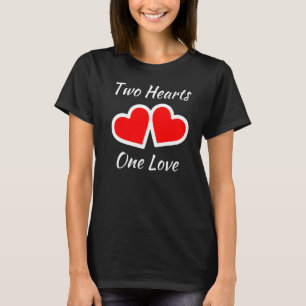 Camiseta Dos corazones uno amor