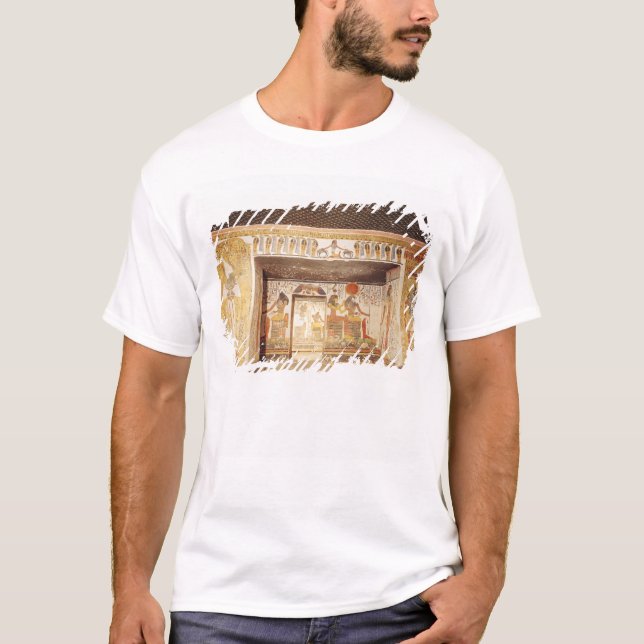 Camiseta Dos cuartos de la tumba de Nefertari (Anverso)