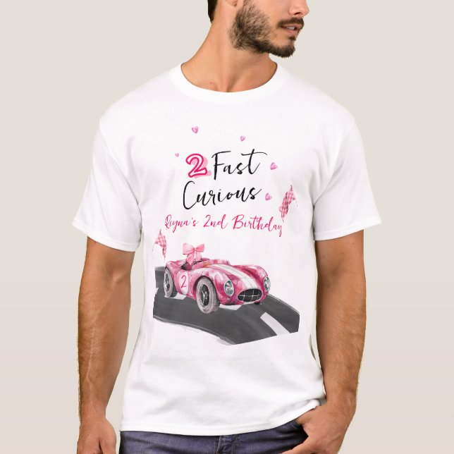 Camiseta Dos Cumpleaños Divertidos y Rápidos de Padres (Anverso)