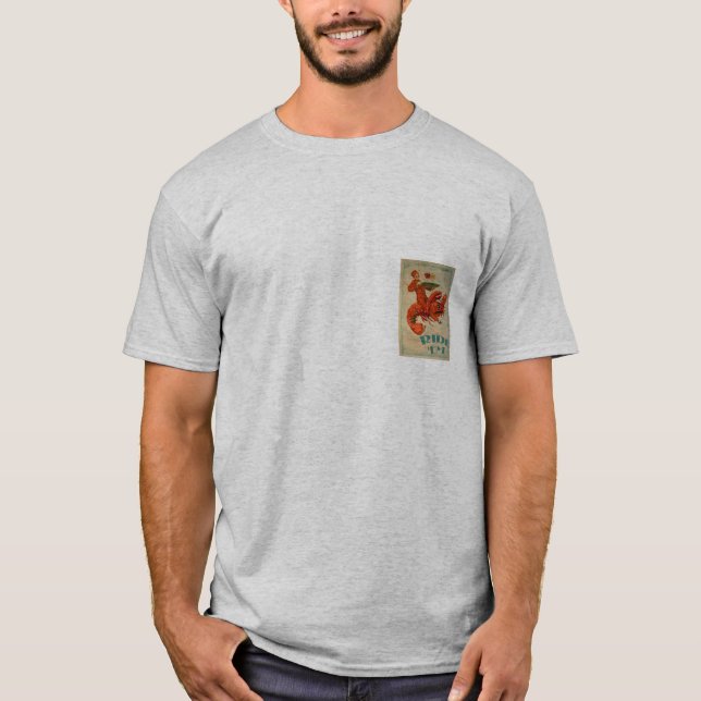 Camiseta DOS del rancho de la langosta (Anverso)