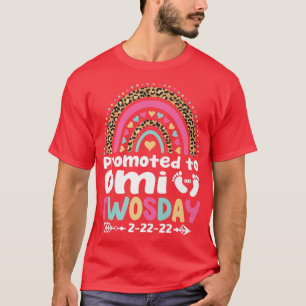 Camiseta Dos días Omi Abuela Recién nacido Invitación de du