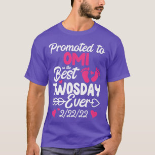 Camiseta Dos Días Promocionado Al Anuncio De Recién nacido 