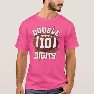 Camiseta Dos dígitos decoraciones de cumpleaños Boy 10 Fútb