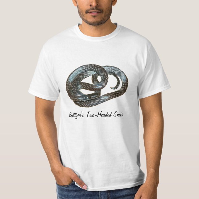 Camiseta Dos-Dirigida del valor de la serpiente de (Anverso)