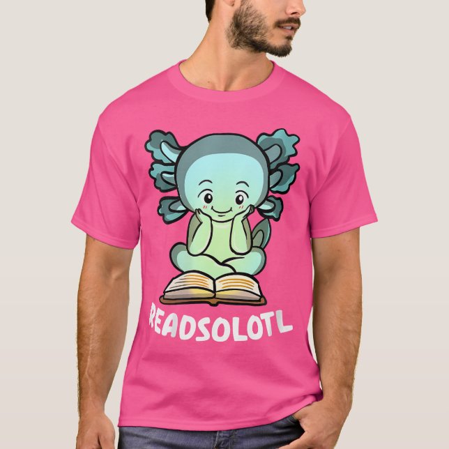 Camiseta Dos divertidos libros de pescados lectora Lizard R (Anverso)