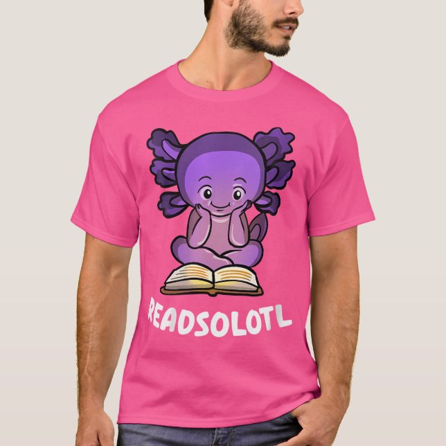 Camiseta Dos divertidos libros de pescados lectora Lizard R (Anverso)
