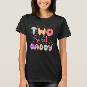 Camiseta Dos Dulces Papá Coincidentes Familia 2do Cumpleaño