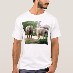 Camiseta Dos elefantes africanos