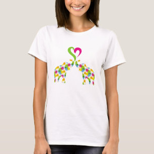 Camiseta Dos elefantes enamorados