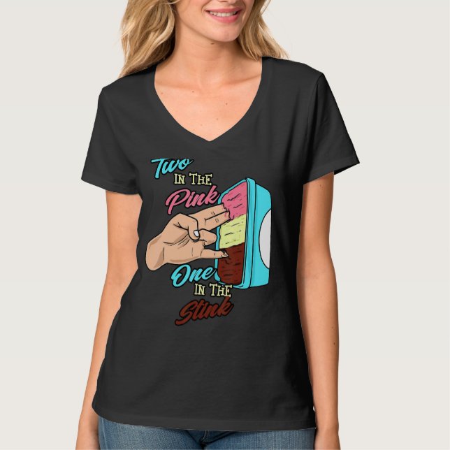 Camiseta Dos En El Rosa, En El Apesto (Anverso)