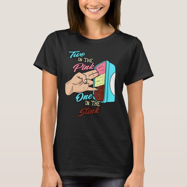 Camiseta Dos En El Rosa, En El Apesto (Anverso)