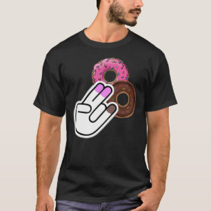 Camiseta Dos en el rosado en el Stink Funny Donut Lover