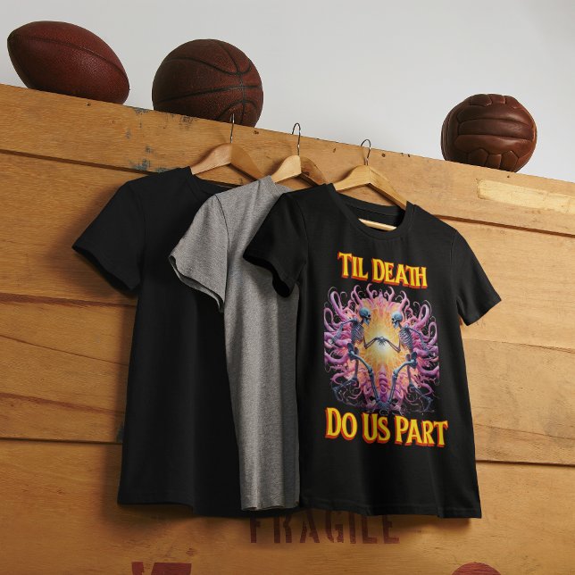 Camiseta Dos Esqueletos Manteniendo Las Manos Hasta La Muer (Subido por el creador)