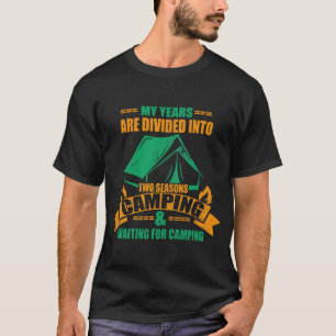 Camiseta Dos estaciones de acampada