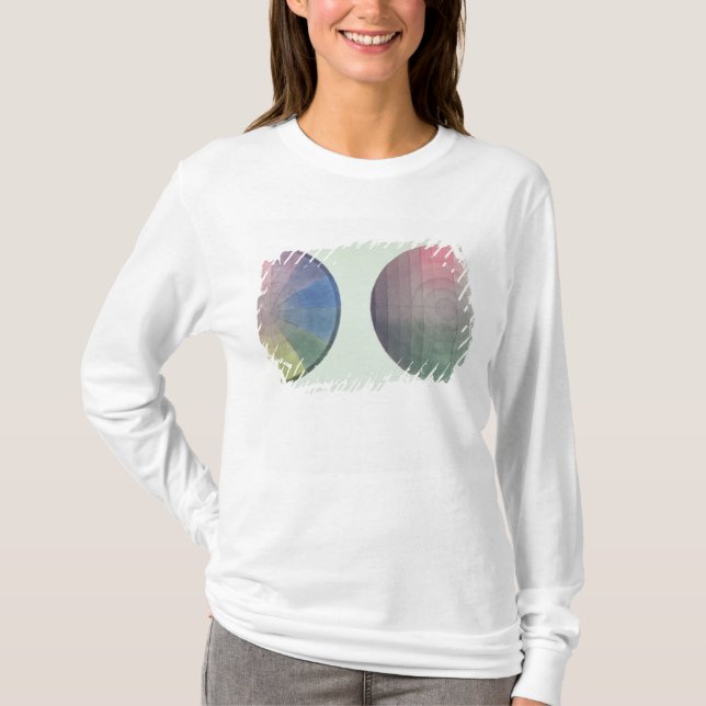 Camiseta Dos estudios de la sección cruzada y longitudinal (Anverso)