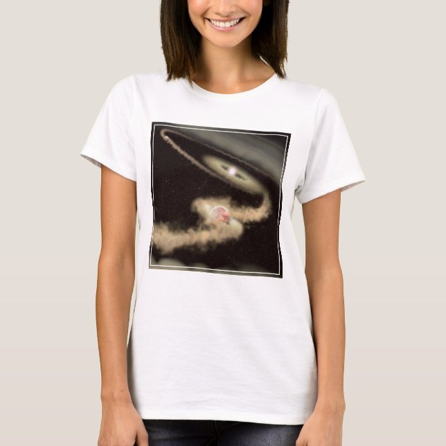 Camiseta Dos Exoplanetas Gigantes De Gas Orbando A Una Estr (Anverso)