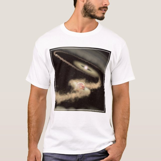 Camiseta Dos Exoplanetas Gigantes De Gas Orbando A Una Estr (Anverso)