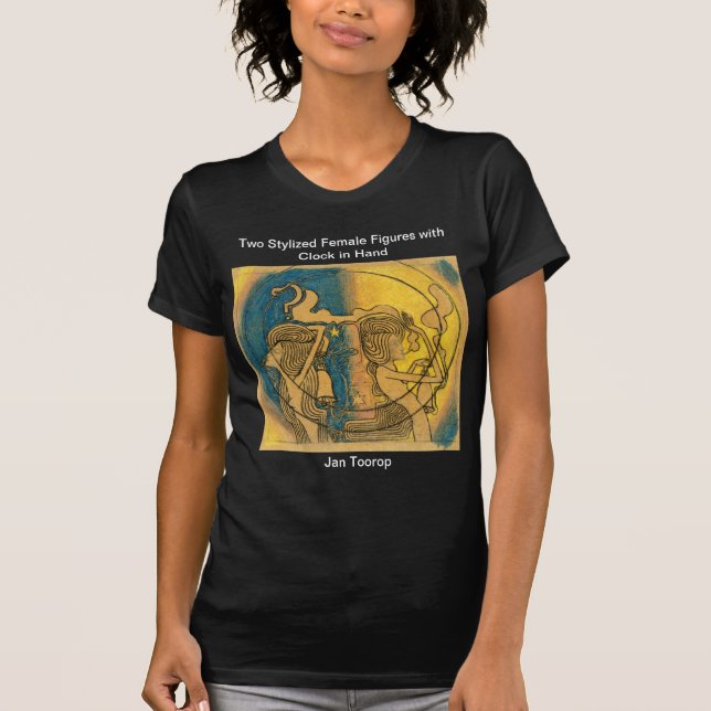 Camiseta Dos Figuras Estilizadas Jan Toorop (Anverso)