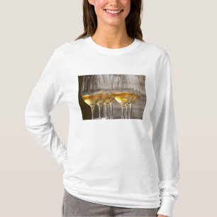 Camiseta dos filas de copas para catar vino con lujurioso
