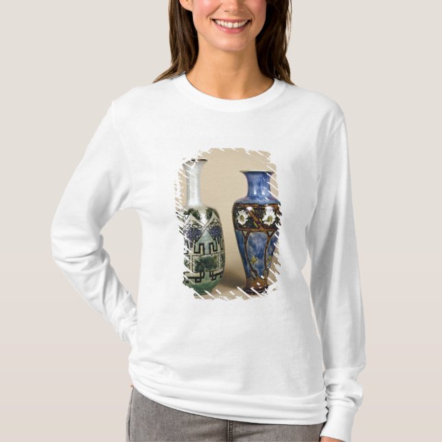 Camiseta Dos floreros de Doulton de Eliza Simmance, c.1880 (Anverso)