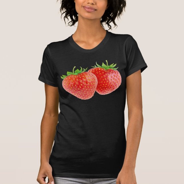 Camiseta Dos fresas (Anverso)