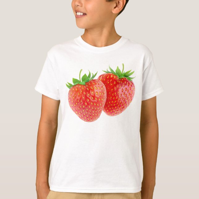 Camiseta Dos fresas (Anverso)