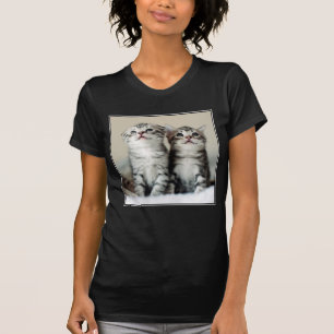 Camiseta Dos gatitos lindos