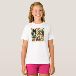 Camiseta Dos gatos