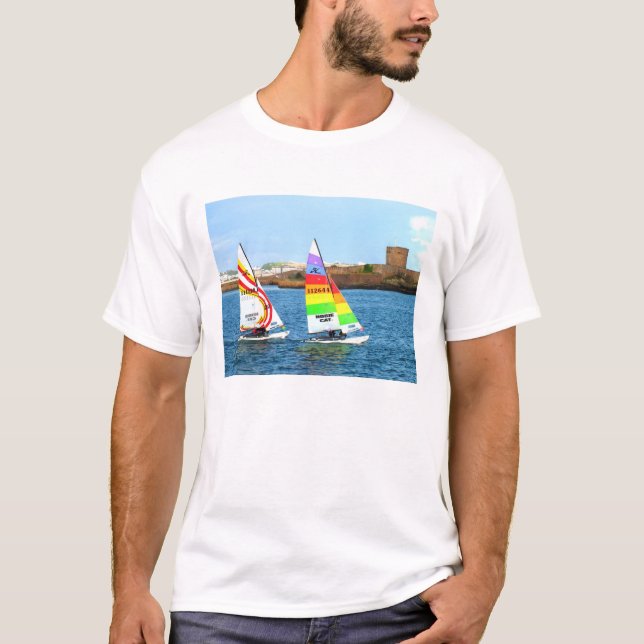 Camiseta Dos gatos de Hobie (Anverso)