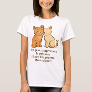 Camiseta Dos gatos enamorados que representan el amor