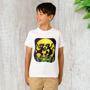 Camiseta Dos gatos negros