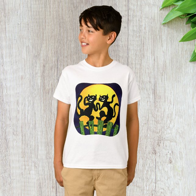 Camiseta Dos gatos negros (Subido por el creador)
