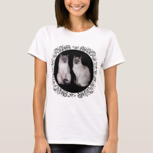 Camiseta Dos gatos siameses
