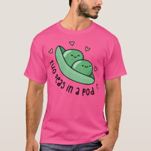 Camiseta Dos Guisantes En Un Pod