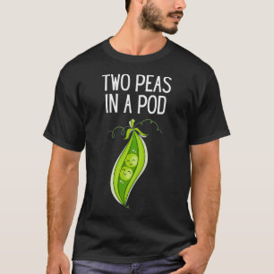 Camiseta Dos Guisantes En Un Pod Divertido Pea Regalo En Un