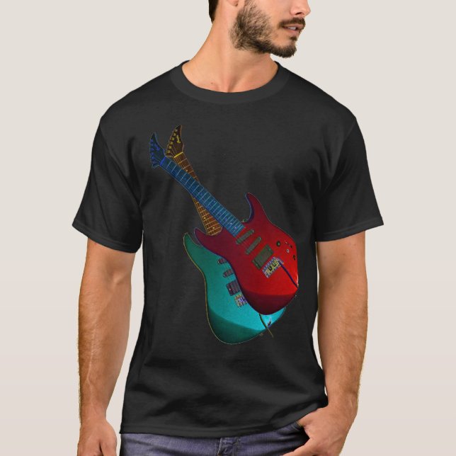 Camiseta Dos guitarras (Anverso)